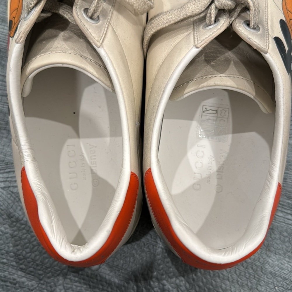 Gucci x Disney Mickey Mouse sneakers; worn once; made to look weathered - Picture 6 of 8